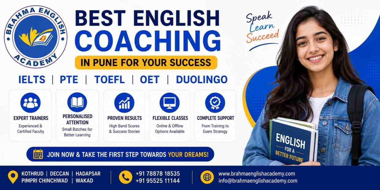 15 Daily Habits to Improve English Speaking Without a Partner It's 9:45 PM. You've saved four "fluency hacks" reels, downloaded a vocabulary PDF, and watched a grammar video at 1.5x speed. Now be honest — how many English sentences did you actually say out loud today? For most learners in Pune, the answer is zero. Not for lack of vocabulary—there's simply nobody to practice with. The friend who promised to speak only English quit by day three. The office runs on a Marathi-Hindi mix. Home is definitely not English. Here's what I tell students across Kothrud, Katraj, and Bhosari: you can improve English speaking entirely on your own if you stop waiting for a partner and build a daily habit loop instead. Fifteen of them, to be exact. Quick Answer: You can improve English speaking without a partner by practicing aloud daily—shadowing native audio for 10 minutes, narrating your day in English, recording 60-second voice notes, and reviewing those recordings for repeated errors. Thirty focused minutes a day builds noticeable fluency within 8–12 weeks. Key Takeaways Speaking is a motor skill, not a knowledge subject — your mouth needs reps, not theory. Recording yourself replaces a partner, supplying the one thing solo practice lacks: feedback. Thirty focused minutes daily beats a three-hour session once a week. Marathi and Hindi speakers share five predictable pronunciation patterns—fix those, and clarity jumps. Solo habits build confidence; coaching builds accuracy. The fastest learners do both. Why Is It So Hard to Improve English Speaking Without a Partner? It's hard because speaking is the only English skill you cannot practice silently. You can read, listen, and write alone without friction—but speaking demands muscle memory, real-time thinking, and someone to react to. Remove the listener, and most learners simply stop practicing within a week. I see this constantly in our Pune batches. Rohit, a mechanical engineer from Bhosari MIDC, explains tolerances, GD&T, and machining cycles perfectly—in Marathi. Put him on a call with a German client, and he goes quiet for four seconds before every sentence. His English isn't weak. His retrieval speed is fast. Or Sneha, a Marathi-medium B.Com graduate from Katraj, who memorized every interview answer word for word. The panel asked something slightly different, and the whole script collapsed. The data backs this up. In the EF English Proficiency Index 2025, India ranked 74th of 123 countries with a score of 484 — EF's "Low Proficiency" band. That edition was also the first to assess speaking and writing directly, which tells you where the real gap sits: not in comprehension, but in production. The bottleneck isn't grammar. It's these three things: Translation lag — you compose in Marathi or Hindi first, then convert. Two mental steps too many. Zero feedback — you repeat the same mistakes for months because nobody flags them. No-pressure practice—talking to your mirror is nothing like answering an interviewer who just interrupted you. What Are the 15 Daily Habits That Improve English Speaking Fastest? The fastest way to improve English speaking alone is to spread short, loud practice across your day instead of one long study block. Below are 15 habits I assign to solo learners, grouped by time of day. Pick eight to start. Total daily commitment: about 30 minutes. Morning Habits (Wake-Up to Commute) Narrate your morning out loud. "I'm boiling water. The milk is almost finished. I need to leave by 9:15." Five minutes. No audience needed. Shadow one news clip for 10 minutes. Play 15 seconds of BBC or an English podcast, pause, then repeat it, copying the rhythm and stress—not just the words. Highest-return habit on this list. Read one paragraph aloud twice. Once slowly for accuracy and once at natural speed for flow. Learn three new words — and speak each in a sentence. Written vocabulary lists never reach your mouth. Record a 60-second voice note answering one question: "What's the biggest challenge in my work right now?" Daytime Habits (Office, College, Home) Switch your phone, maps, and delivery apps to English. Free immersion, zero effort. Run your inner monologue in English. Stuck in traffic on Karve Road? Describe what you see silently in English. Replace one WhatsApp text with an English voice note. Low stakes, real speaking. Deliver a two-minute pitch about your work out loud. Homemakers: Describe your day. Students: your final-year project. Watch with English subtitles, never Marathi or Hindi ones—then replay one dialogue aloud. Evening Habits (The Ones That Compound) Do a three-minute monologue, IELTS cue-card style: "Describe a decision you regret." Don't stop, even if you stumble. Listen back to yesterday's recording and mark three fixes. This is your partner substitute—brutally effective. Drill five minimum pairs targeting the mother-tongue habits below. Teach the day back to yourself aloud—explain one thing you learned, as if training a junior. Close with a 60-second unscripted reflection. No notes. Just talk. The Five Pronunciation Habits Marathi and Hindi Speakers Must Fix After years of running speaking labs across Pune, the same five patterns show up in almost every batch: V / W confusion—"wery" for very, "vine" for wine. Practice: very, we, view, wine. The extra vowel before S-clusters—"iskool" for school and "istation" for station. Start the word on the /s/. Z becoming J—"joo" for zoo, "jero" for zero. Flat intonation — a monotone delivery makes fluent English sound uncertain. Stress the content words. Direct translation habits—"I am having a doubt" (→ I have a question), "since two years" (→ for two years), "kindly do the needful." Fix these five and your perceived fluency rises before your grammar changes at all. How Long Does It Take to Improve English Speaking Alone? Most learners practicing 30 focused minutes daily reach comfortable conversational fluency in about three months. Hesitation drops within two weeks, structured two-minute answers arrive by week six, and interview-level confidence typically lands between months four and six. Consistency matters far more than session length. Timeline Daily commitment What visibly changes Week 1–2 15 minutes Hesitation drops; you stop translating every sentence from Marathi or Hindi Week 3–6 25 minutes 60-second monologues without freezing; filler words ("actually", "basically") reduce by half Week 7–12 30 minutes Two-to-three-minute answers on familiar topics; pronunciation self-corrects Month 4–6 30 minutes + real conversation Interview- and presentation-ready, IELTS Speaking Band 6.5–7.0 becomes a realistic target This matters commercially. The India Skills Report 2026—released by Wheebox ETS with CII, AICTE, and AIU—put national employability at 56.35%, up from 54.81%, with Maharashtra among the top states. Employers hire on demonstrated communication, not marksheets. And for migration, Australia's skilled points test awards 20 points for superior English against 10 for proficient—a gap decided largely by speaking and writing. Solo Practice vs Structured Coaching: What Actually Changes Your Fluency? Solo practice builds confidence. Coaching builds accuracy. Here's the honest breakdown: Solo practice only Solo practice + structured coaching Error correction It only catches mistakes you already know are mistakes A trainer catches errors you cannot hear Pronunciation Guesswork: wrong habits harden Targeted Marathi/Hindi mother-tongue drills Pressure handling Low-stakes, unrealistic GDs, debates, role plays, mock interviews Consistency Drops after 2–3 weeks Fixed batch timings create accountability Exam readiness Hard to self-assess IELTS/PTE bands Weekly mocks with band-wise feedback Time to conversational fluency 5–6 months 3 months Global IELTS data illustrates the point. In the official 2024–2025 test statistics on ielts.org, the mean Listening score was 6.45 and the mean Academic Reading 6.32—receptive skills, the kind that improve through solitary study. Productive skills stall without feedback. Where Can You Improve English Speaking in Pune With Expert Guidance? Brahma English Academy runs spoken English classes in Pune built around exactly this problem—daily speaking practice, not lecture-and-notes. Batches are capped at 15 students so everyone speaks every session through group discussions, role plays, debates, and mock interviews. The same team delivers IELTS coaching in Pune alongside PTE, OET, Duolingo, CELPIP, TOEFL, GRE, and personality development, so learners move from fluency into exam prep without switching institutes. Madhav More and the Brahma training team work mainly with Marathi- and Hindi-medium backgrounds, which is why pronunciation and translation-habit correction is built into the curriculum, not bolted on. Students travel in from Kothrud, Karve Nagar, Dhayari, Vadgaon Budruk, Nanded City, Kondhwa, Wadgaonsheri, Baner, and Moshi and across Pimpri-Chinchwad, across morning, evening, and weekend batches, online and offline, each ending with a certificate. Start with our [Internal Link: Spoken English Course] page for current batch timings. Preparing for a test too? The [Internal Link: IELTS Classes] page and the free [Internal Link: The IELTS Band Calculator shows where your speaking stands. For client-facing confidence, see the [Internal Link: Personality Development Course]. Takeaway Box Speaking is a motor skill. Reps beat theory—always. Recording yourself replaces the partner. It supplies the feedback solo practice lacks. Shadowing is the highest-ROI habit here — 10 minutes daily reshapes your rhythm and stress. Fix five mother-tongue patterns (v/w, s-clusters, z/j, flat intonation, and direct translation) for an instant clarity jump. Three months at 30 daily minutes produces conversational fluency; adding classroom correction roughly halves that. Ready to stop practicing alone? You've got the 15 habits. Start tomorrow morning—they work. But to know exactly which mistakes are capping your fluency, you need someone trained to hear them. Book your free demo class with Brahma English Academy. Sit in a live session, join a real group discussion, and get honest feedback on where your speaking stands today. 📞 Call or WhatsApp: 8484819557 🌐 brahmaenglishacademy.com Morning, evening, and weekend batches. Online and offline. Maximum 15 students per batch—because you can only improve English speaking if you actually get to speak. 15 Daily Habits to Improve English Speaking Without a Partner