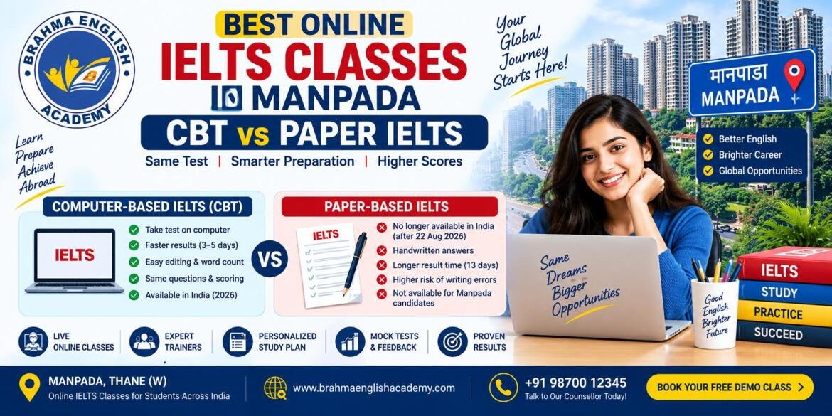 Best Online IELTS Classes in Manpada mumbai