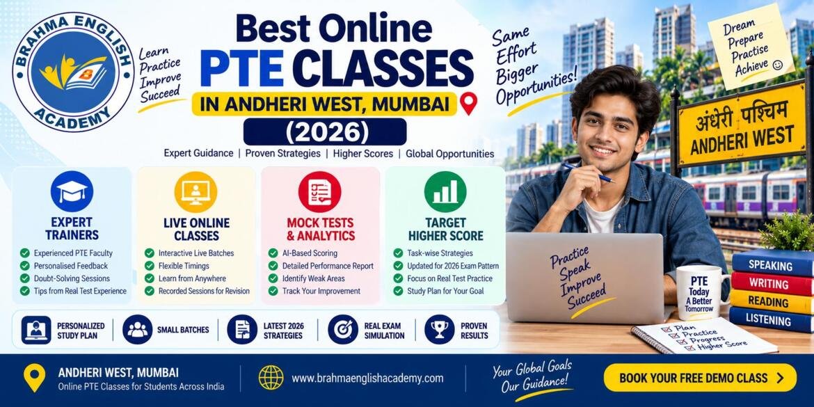 Best Online PTE Classes in Andheri West Mumbai 2026