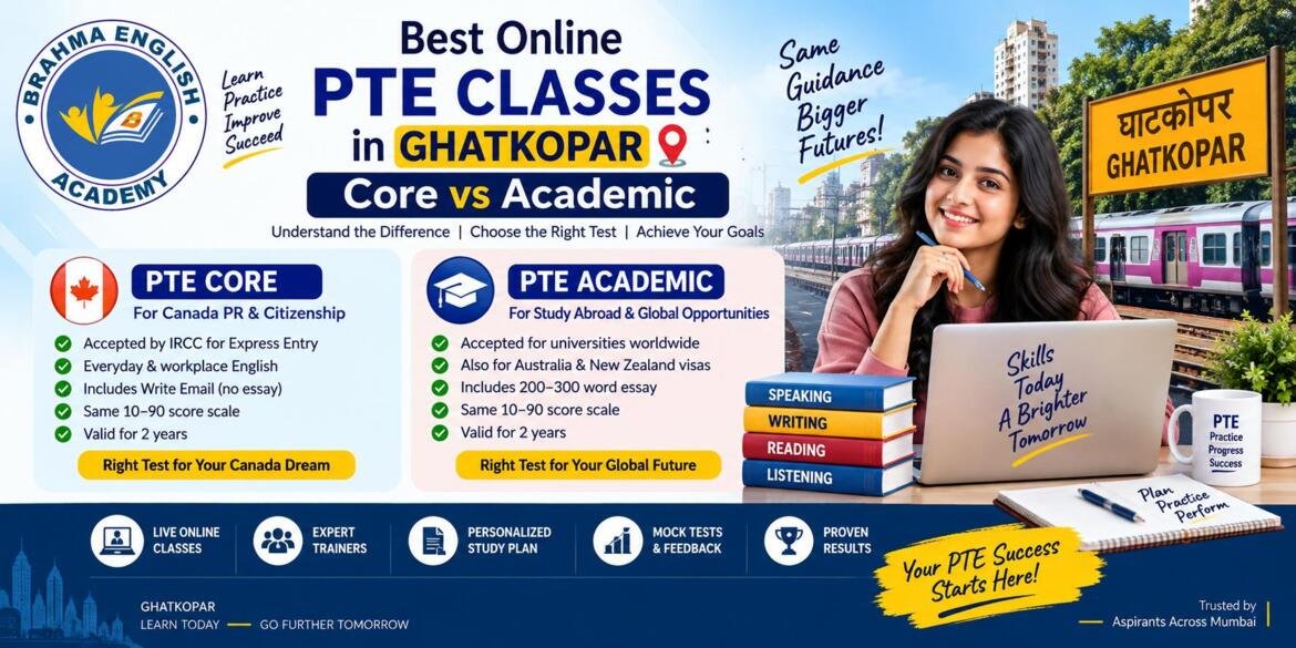 Best Online PTE Classes in Ghatkopar Mumbai