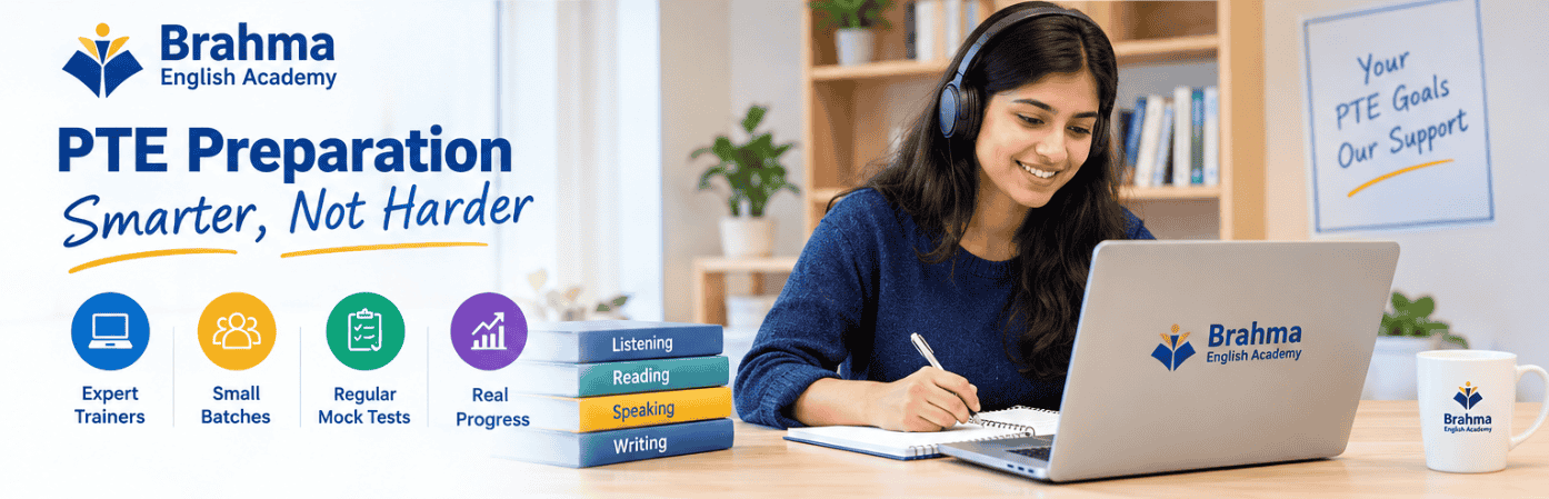 Mr. Madhav More, English language test trainer at Brahma English Academy